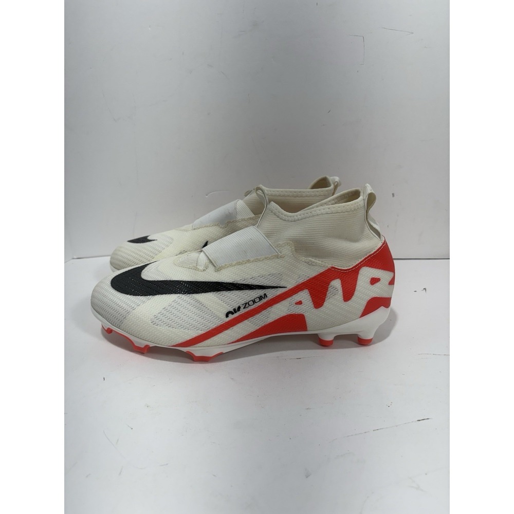 Nike Mercurial Superfly 9 Pro Firm-Ground Mid White - DJ5606-600 Size 6Y Youth